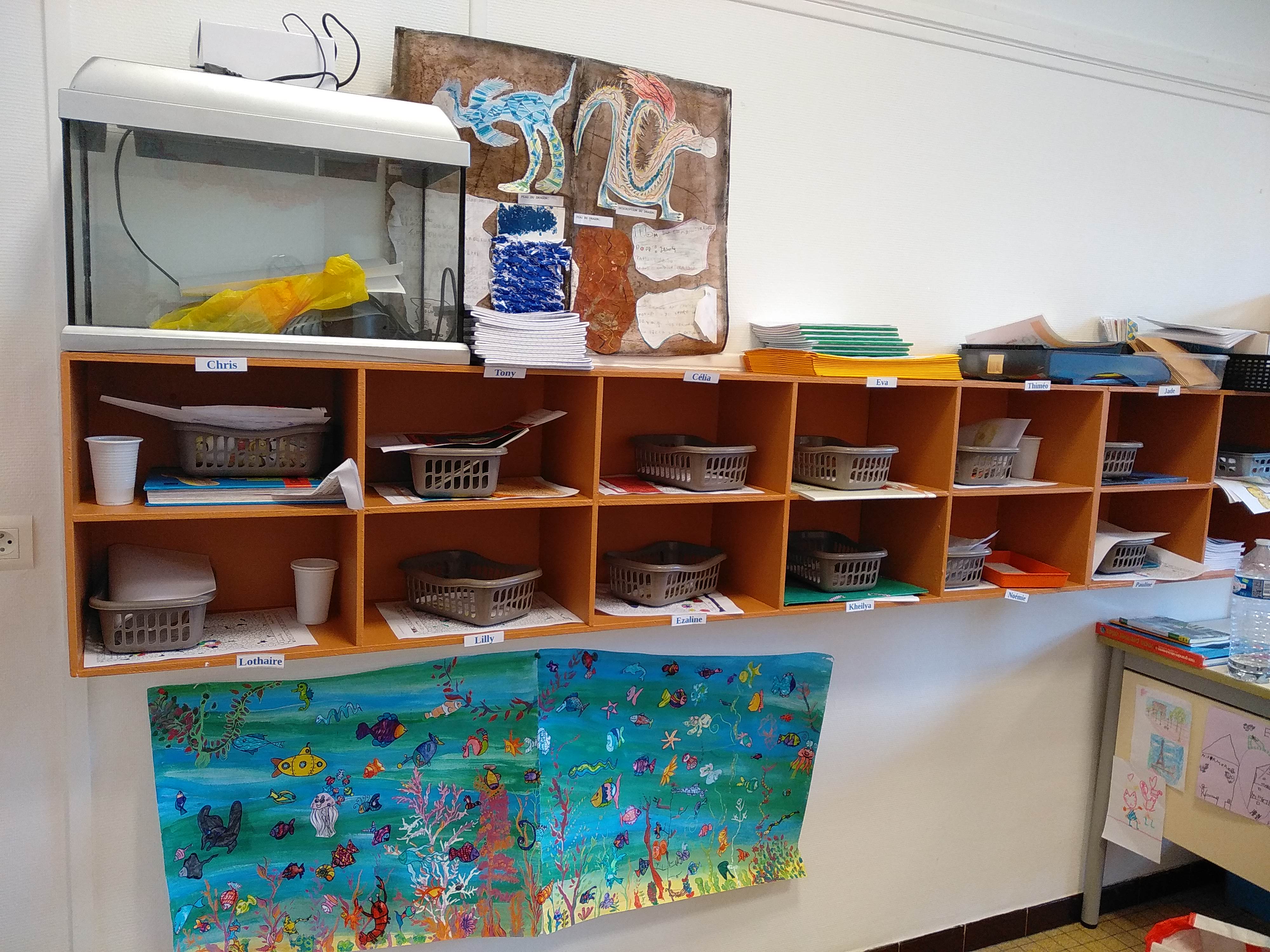 Photos d'aménagement de classes en CP et CE1 dédoublés ...